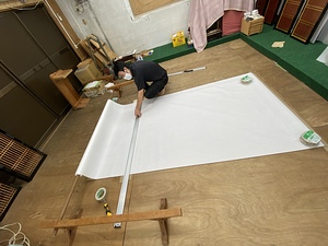 障子紙カット